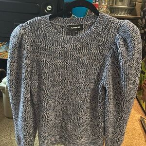 Express balloon sleeve sweater size small.